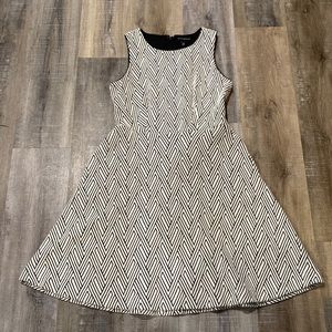 Banana Republic | black and white dress | 6P